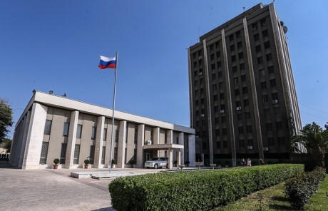 Trụ sở Đại sứ quán Nga tại Damascus. Ảnh: TASS