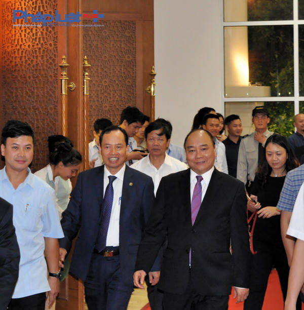 Thủ tướng Nguyễn Xuân Phúc đã dự và chủ trì Hội nghị xúc tiến đầu tư. (Ảnh: Anh Thắng)