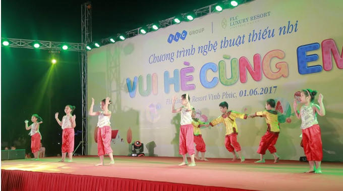 FLC tưng bừng chương tr&igrave;nh nghệ thuật &ldquo;Vui h&egrave; c&ugrave;ng em&rdquo; d&agrave;nh cho thiếu nhi Vĩnh Thịnh