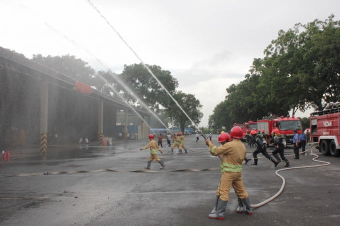 Phản ứng nhanh chóng khi có hiện tượng cháy nổ xảy ra.