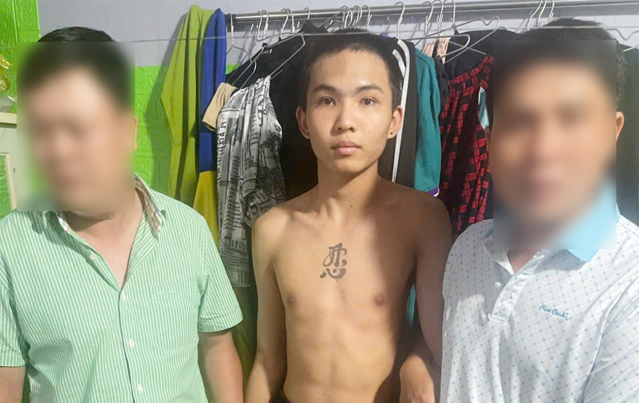 Nguyễn Châu Thanh bị bắt khi đang lẩn trốn tại phường Thuận An, tỉnh Bình Dương