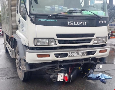 Hiện trường vụ tai nạn. Ảnh: Thiên Sơn