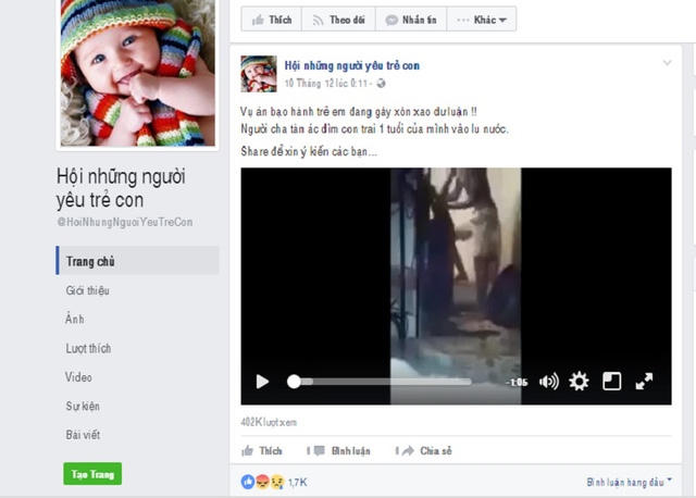 Admin của fanpage đã bất ngờ xóa đi địa điểm xảy ra vụ việc.