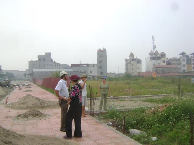 Khu đất dự án của công ty Việt Toàn.