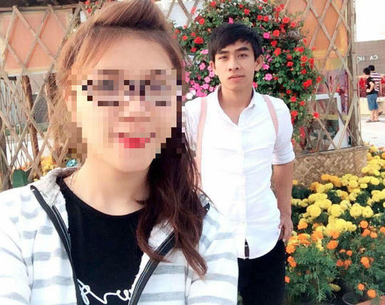 Chị H và đối tượng Phạn Anh Tú khi còn yêu nhau.