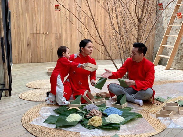 Tổ ấm nhỏ của doanh nhân Đức An. Anh xây nhiều biệt thự đẹp để đưa vợ con đi nghỉ dưỡng.