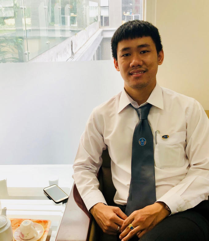 Luật sư Phan Mạnh Thăng trao đổi với phóng viên.