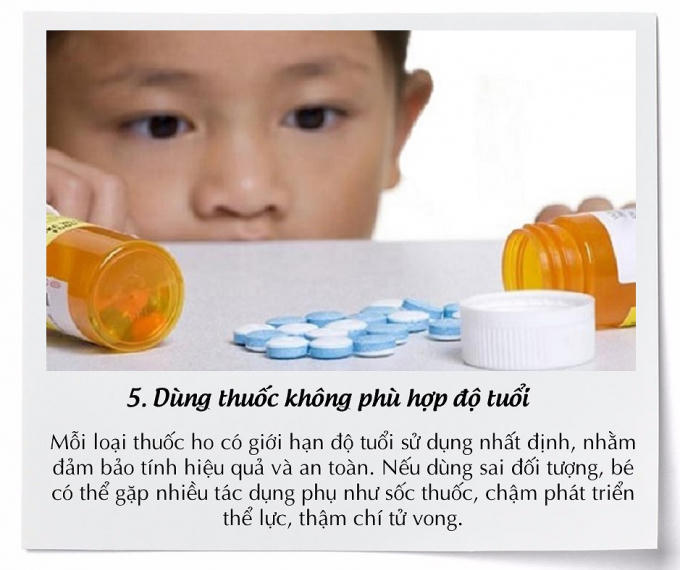 Những sai lầm của cha mẹ khi trị ho cho trẻ