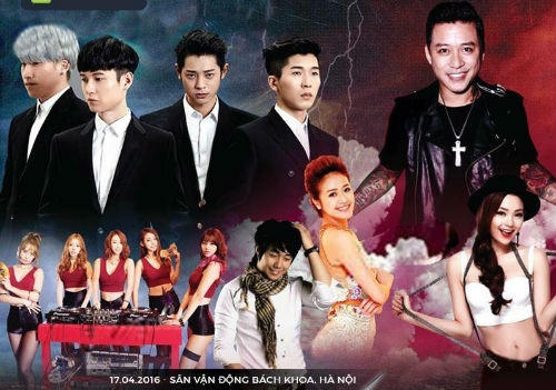 Tuấn Hưng, Minh Hằng và dàn sao nổi tiếng Hàn Quốc sẽ có mặt trong Spank concert ngày 17/4 tới đây.