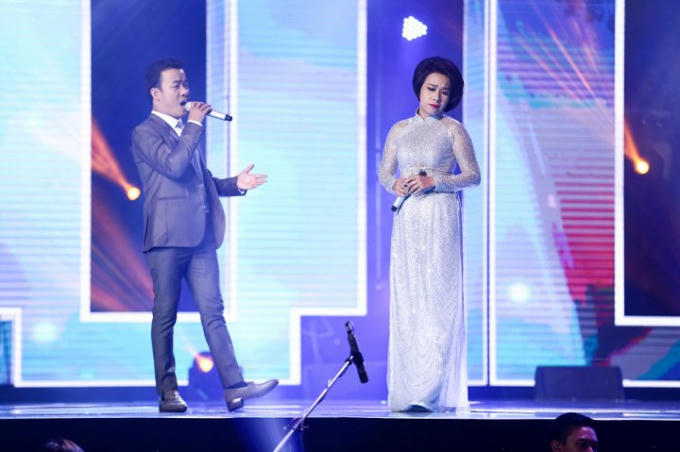 Hoàng Oanh - Trấn Quốc. (Ảnh: VTV)