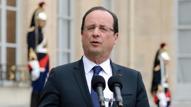 Tổng thống Pháp Francois Hollande đề xuất tiếp tục kéo dài tình trạng khẩn cấp tại nước này đến tháng 5/2017. (Ảnh: AFP)