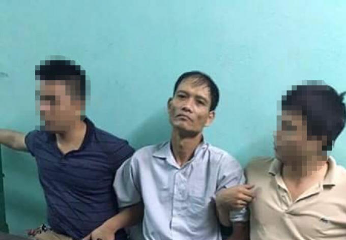 Đối tượng Doãn Trung Dũng bị bắt giữ.