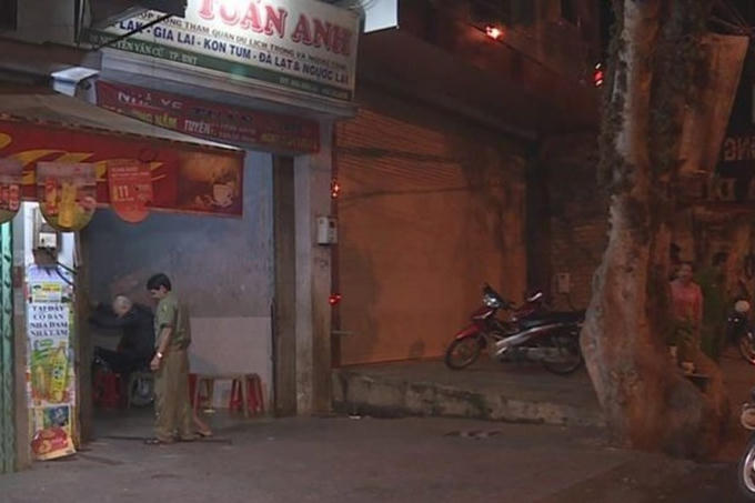 Nhà xe nơi xảy ra sự việc.