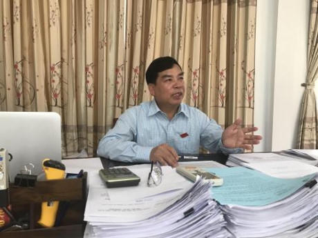 Ông Phạm Đức Minh, Chủ tịch UBND huyện Nậm Nhùn. Ảnh: Mai Phương/BNEWS/TTXVN.
