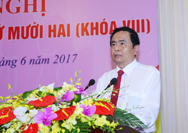 Ông Trần Thanh Mẫn giữ chức Chủ tịch MTTQ Việt Nam.