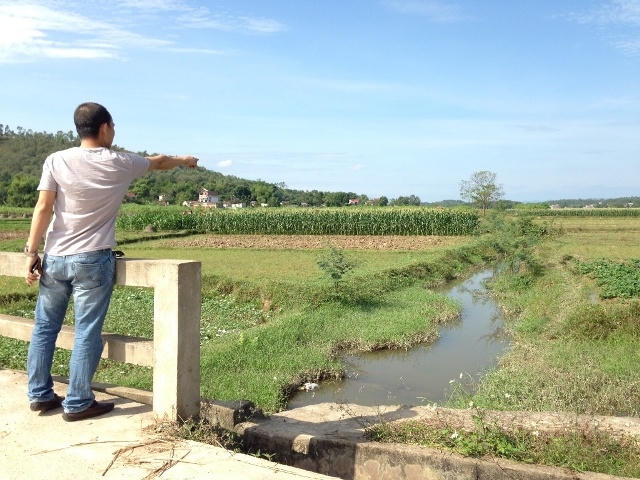 Hiện trường nơi mà cháu Yến bị xâm hại rồi bị giết.