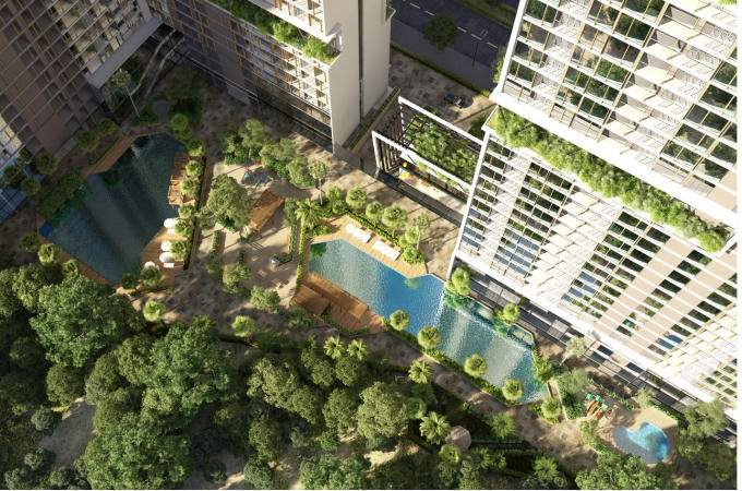 Phối cảnh một góc dự án Anland Lakeview