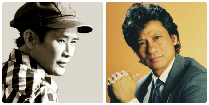 Tuấn Vũ và Chế Linh.