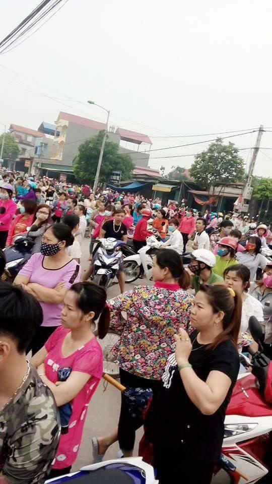Vụ hàng trăm công nhân đình công dưới mưa ở Bắc Giang: Nguyện vọng của người lao động đã được đáp ứng