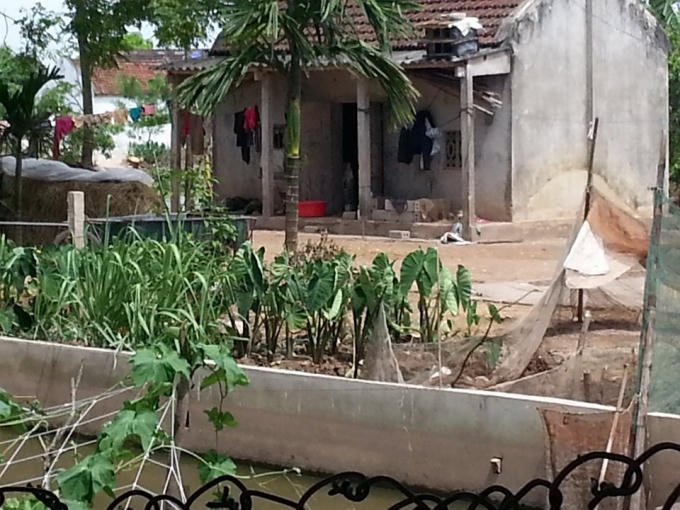 Căn nhà nơi xảy ra vụ án mạng khiến anh Nhu thiệt mạng.