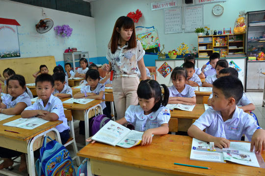 Hơn 160.000 giáo viên tiểu học sẽ được nâng chuẩn Ảnh: TẤN THẠNH