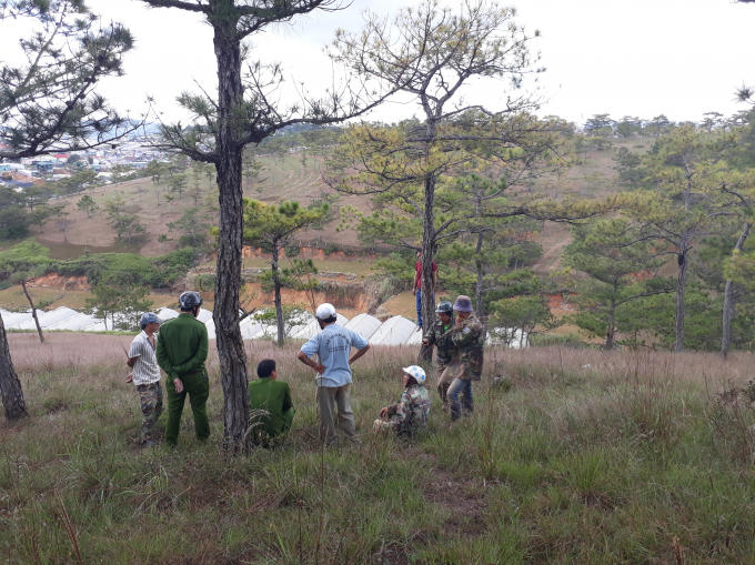 Hiện trường phát hiện người đàn ông tử vong.