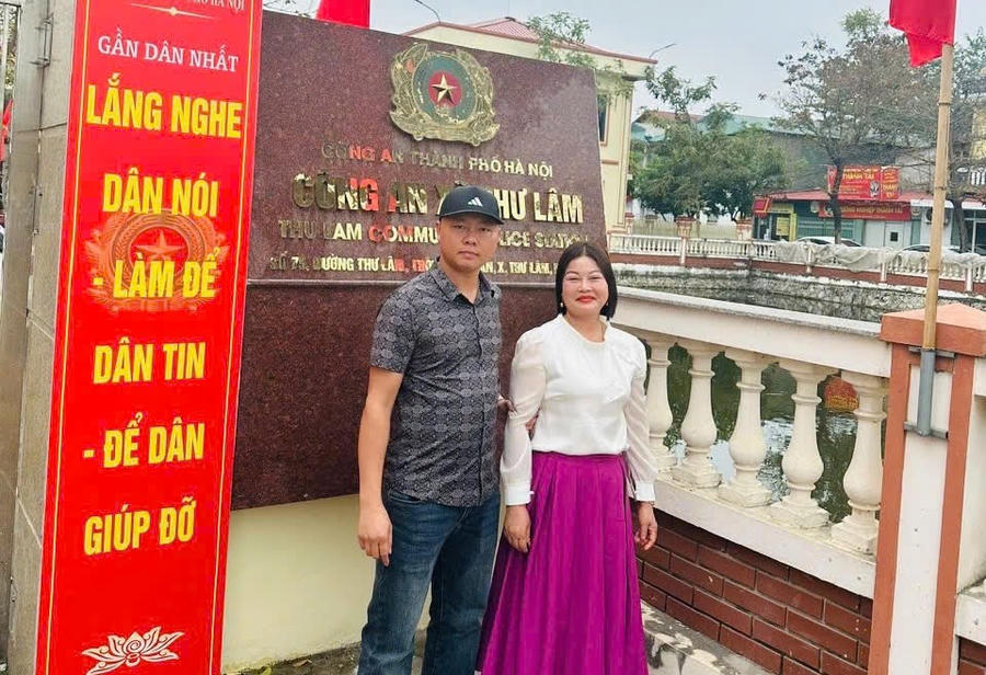 Nguyễn Thị Sâm bị bắt giữ khi đang lẩn trốn tại TP. Hà Nội - Ảnh Công an Nghệ An.