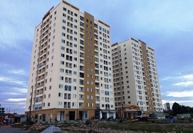 2 tòa nhà chung cư thu nhập thấp khu đô thị xanh – nam TP. Thanh Hóa do Cty CP xây dựng và phát triển hạ tầng Hợp Lực làm chủ đầu tư.