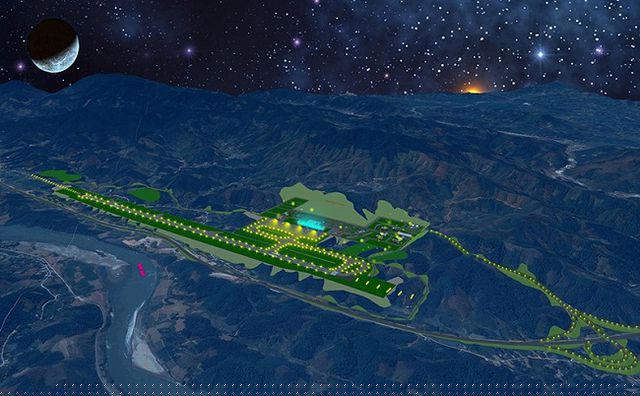 Phối cảnh sân bay Sa Pa 