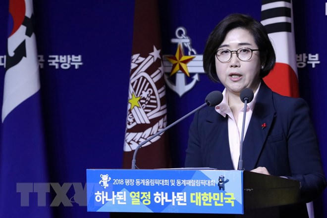 Người phát ngôn Bộ Quốc phòng Hàn Quốc Choi Hyun-soo. (Nguồn: Yonhap/TTXVN)