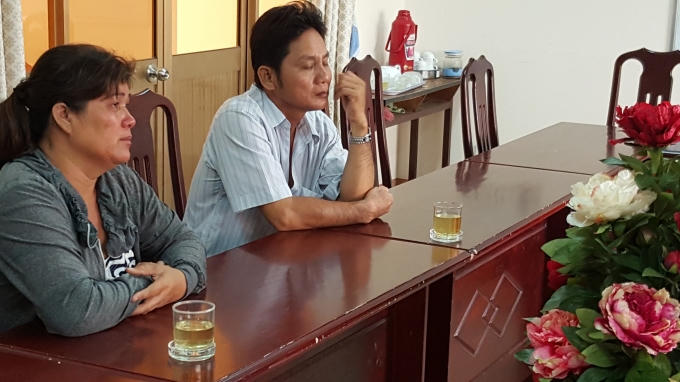 Gia đình chị Vân.