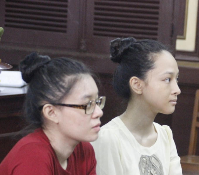 Hoa hậu Phương Nga tại phiên tòa ngày 22/6