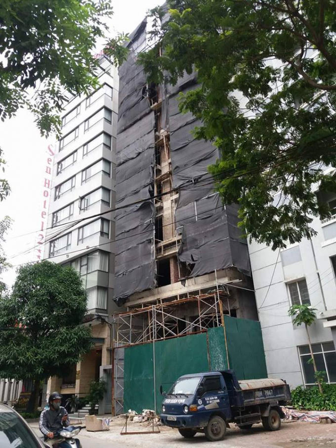 Công trình vẫn đang được giữ nguyên hiện trạng.