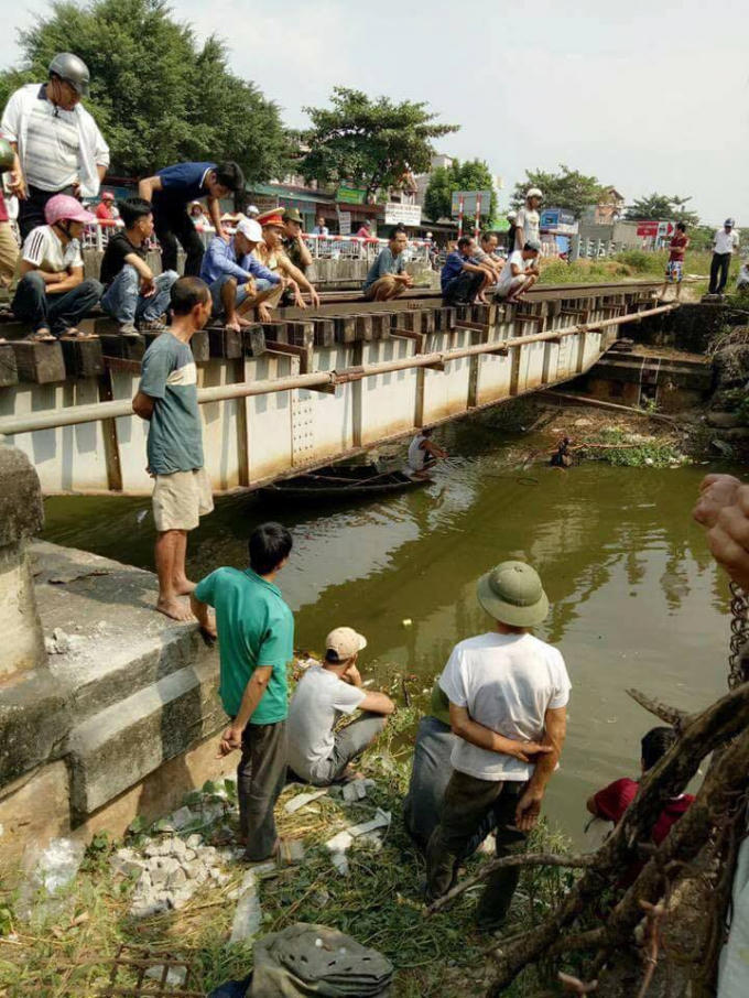 Hiện trường nơi xảy ra sự việc trên.