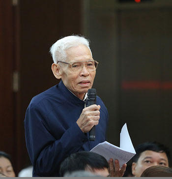 Ông Trần Viết Hoàn - nguyên Giám đốc Khu di tích Bác Hồ tại Phủ Chủ tịch.
