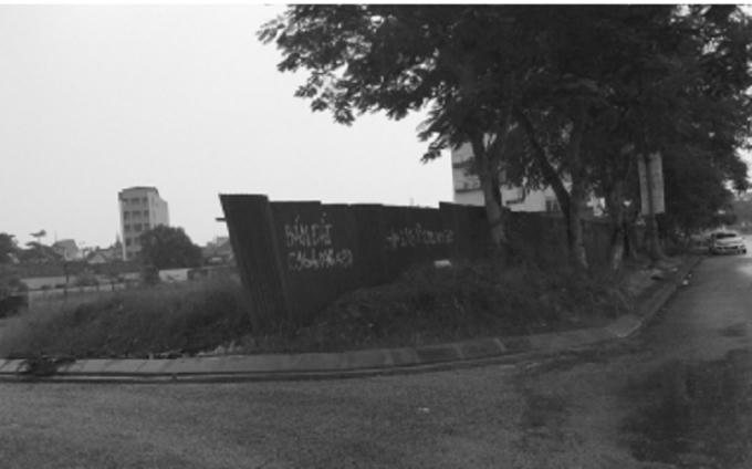 Khu đất được phê duyệt xây dựng Dự án Trung tâm thương mại, Văn phòng cho thuê, Nhà chung cư cao tầng và nhà ở liền kề.