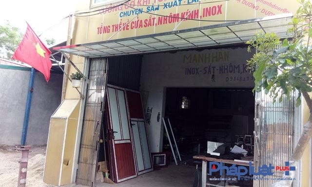 Ngôi nhà nơi xảy ra sự việc.