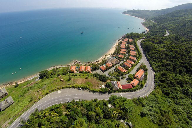 Một phần bán đảo Sơn Trà, Đà Nẵng.