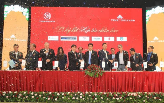 Ký kết hợp tác chiến lược giữa Vimefulland với các tập đoàn bất động sản lớn.