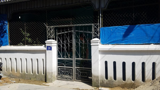 Ngôi nhà nơi xảy ra vụ việc.