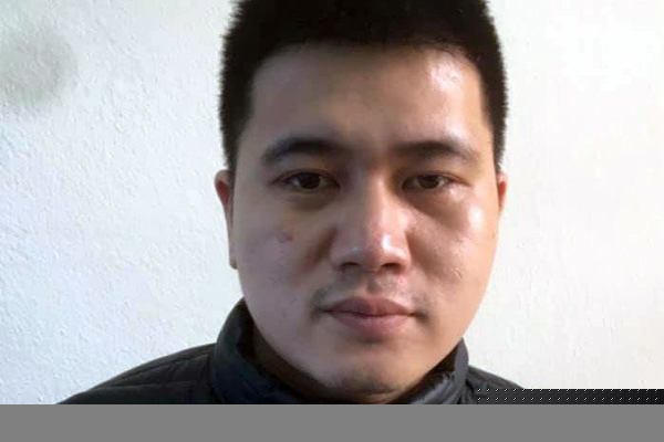 Đối tượng Lưu Anh Tú đã đến cơ quan công an đầu thú.