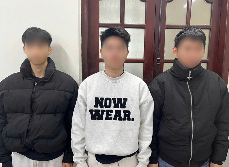 Ba đối tượng bị cảnh sát khởi tố (Ảnh: Công an Tuyên Quang).