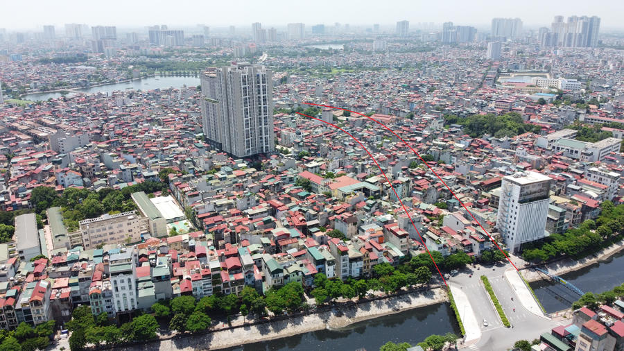 Ba đường sẽ mở theo qui hoạch ở phường Khương Trung, Thanh Xuân, Hà Nội - Ảnh 3.