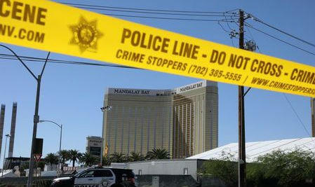 Khu vực xảy ra vụ xả súng.