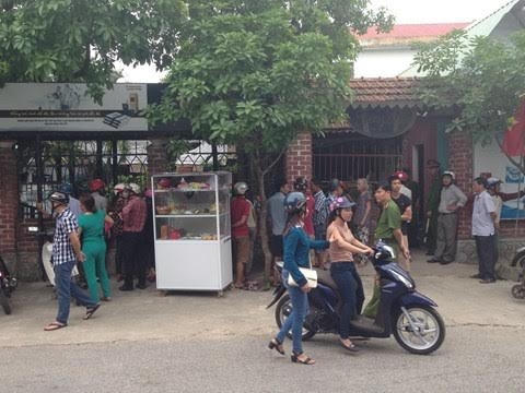Hiện trường xảy ra vụ việc.