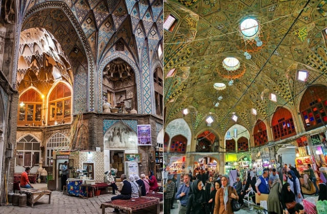Cảnh đẹp ngỡ ngàng trong chợ cổ ở Iran