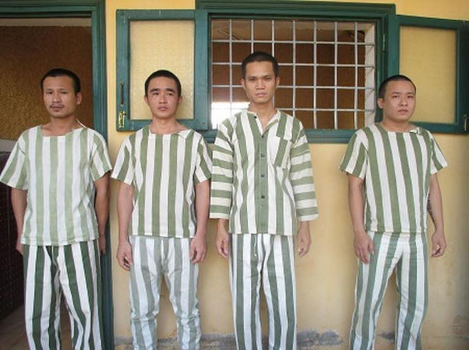 Nhóm đối tượng bị khởi tố.