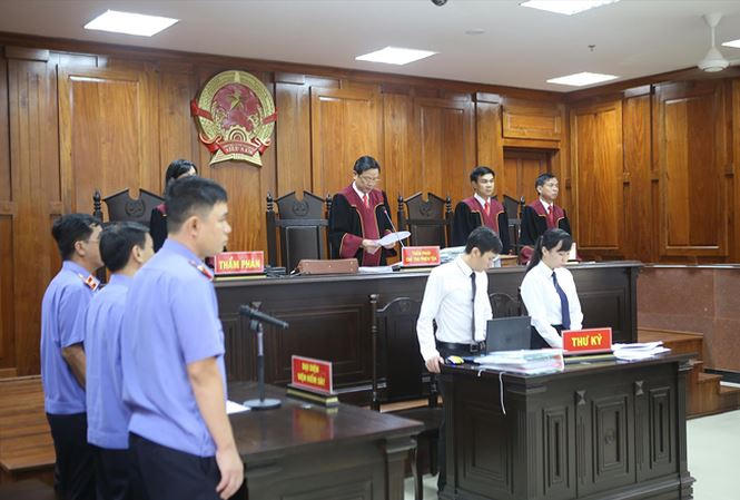 Phiên tòa “đại án” VNCB giai đoạn 2 nay vào phần tranh tụng. Ảnh: Tân Châu.