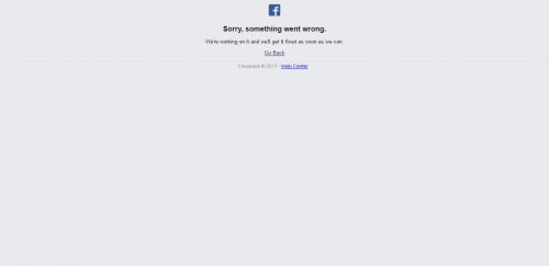 Lỗi Facebook không thể đăng nhập.
