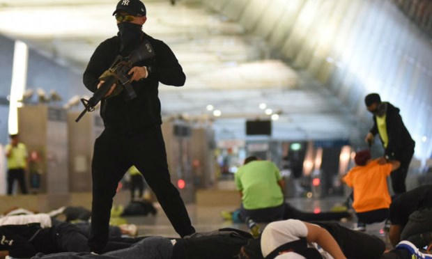 Hình ảnh từ buổi diễn tập. (Ảnh: Yahoo News Singapor)